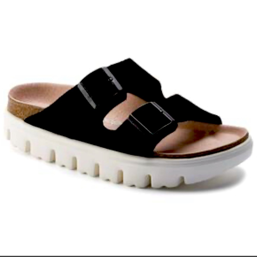 Papillio Black Chucky suede by Birkenstock
